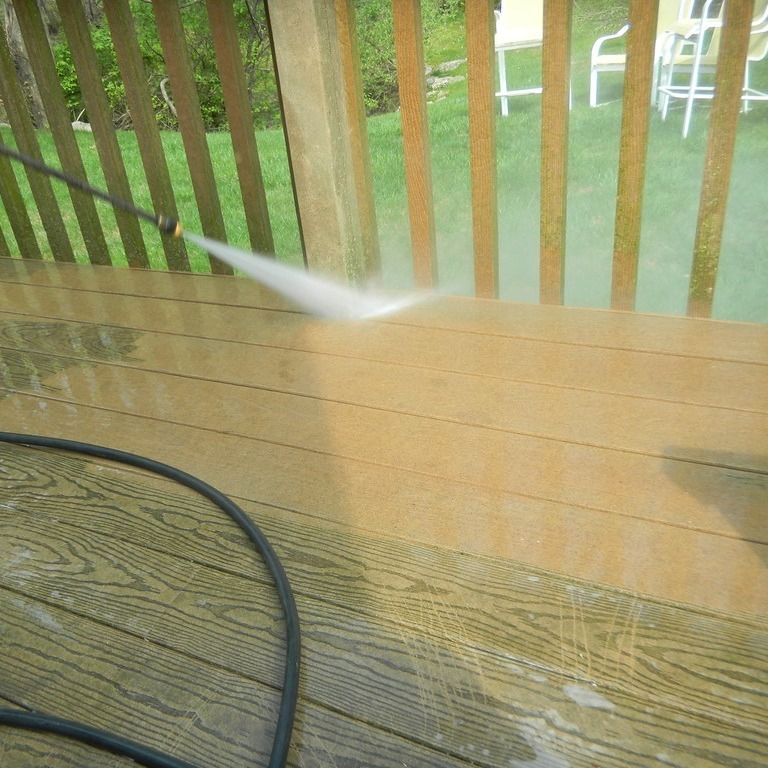 pressure wash your home